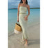 'Azura' Tube Top and Skirt Sweater Set - Celes Fashion